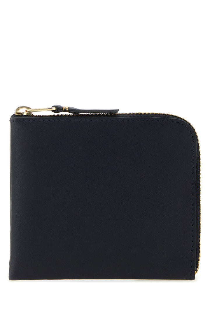 Midnight blue leather wallet