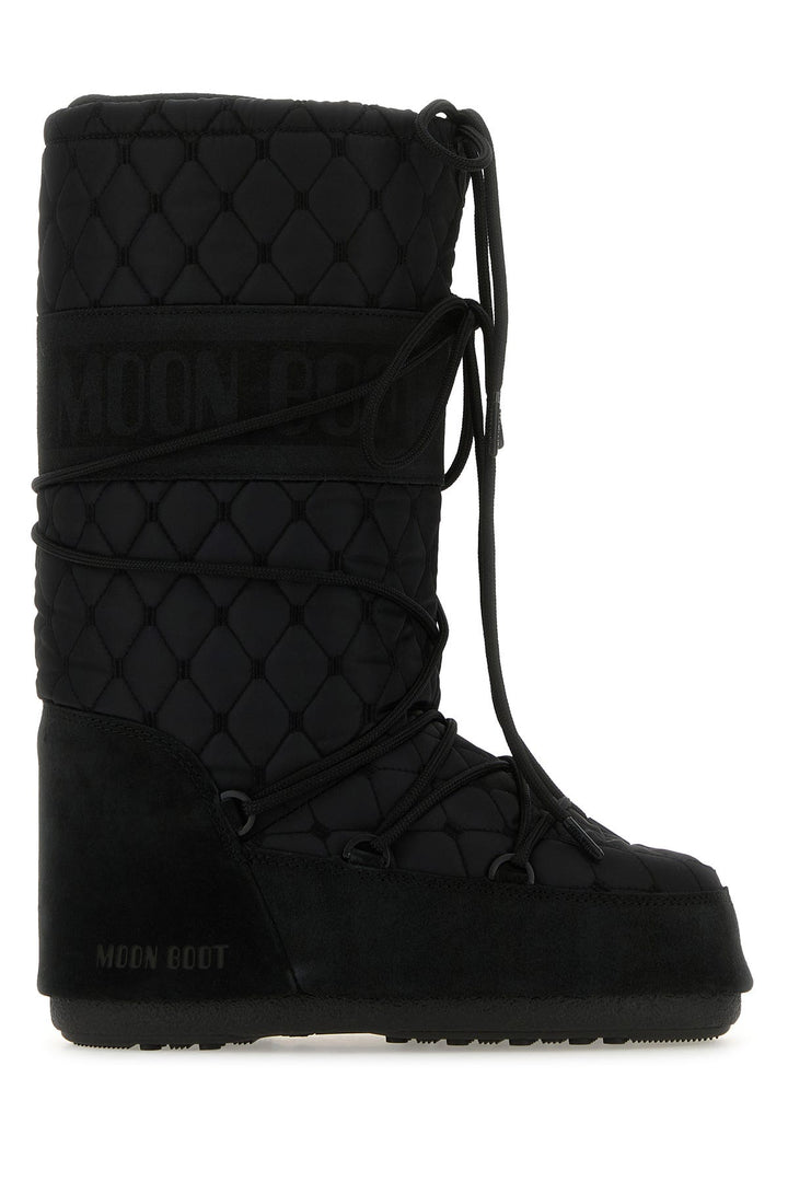 Black nylon Icon boots