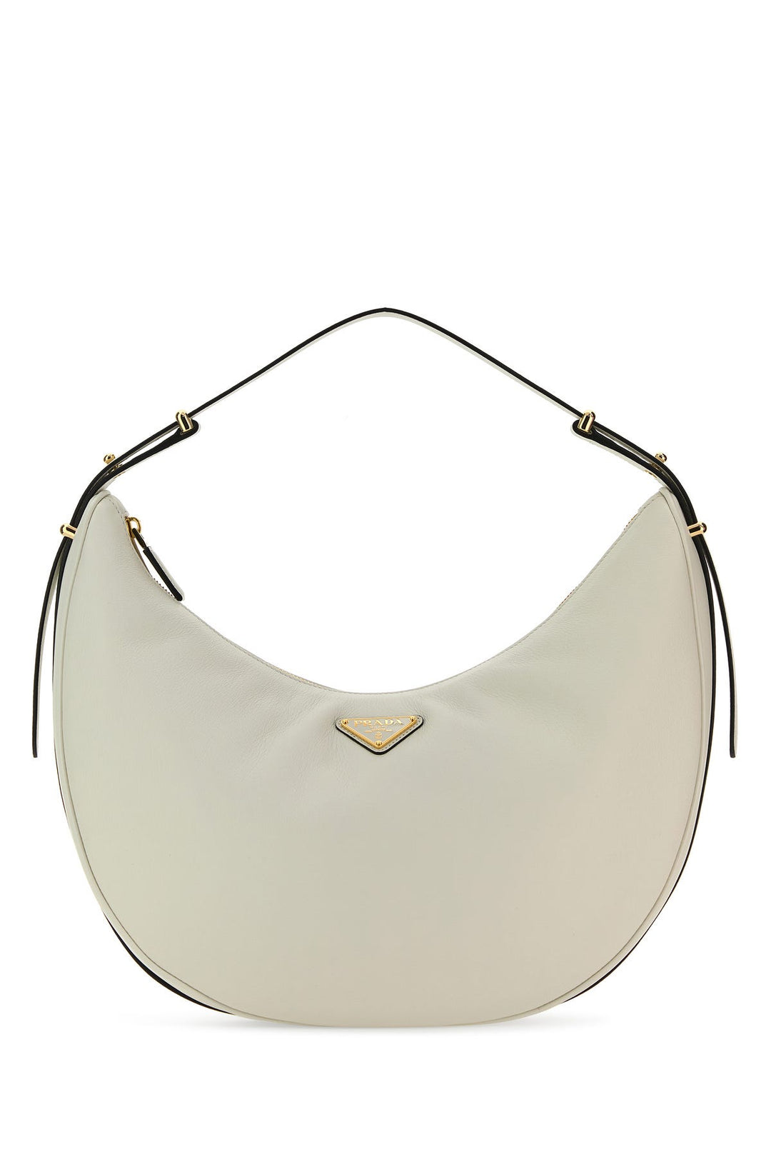 White leather big ArquÃ¨ handbag