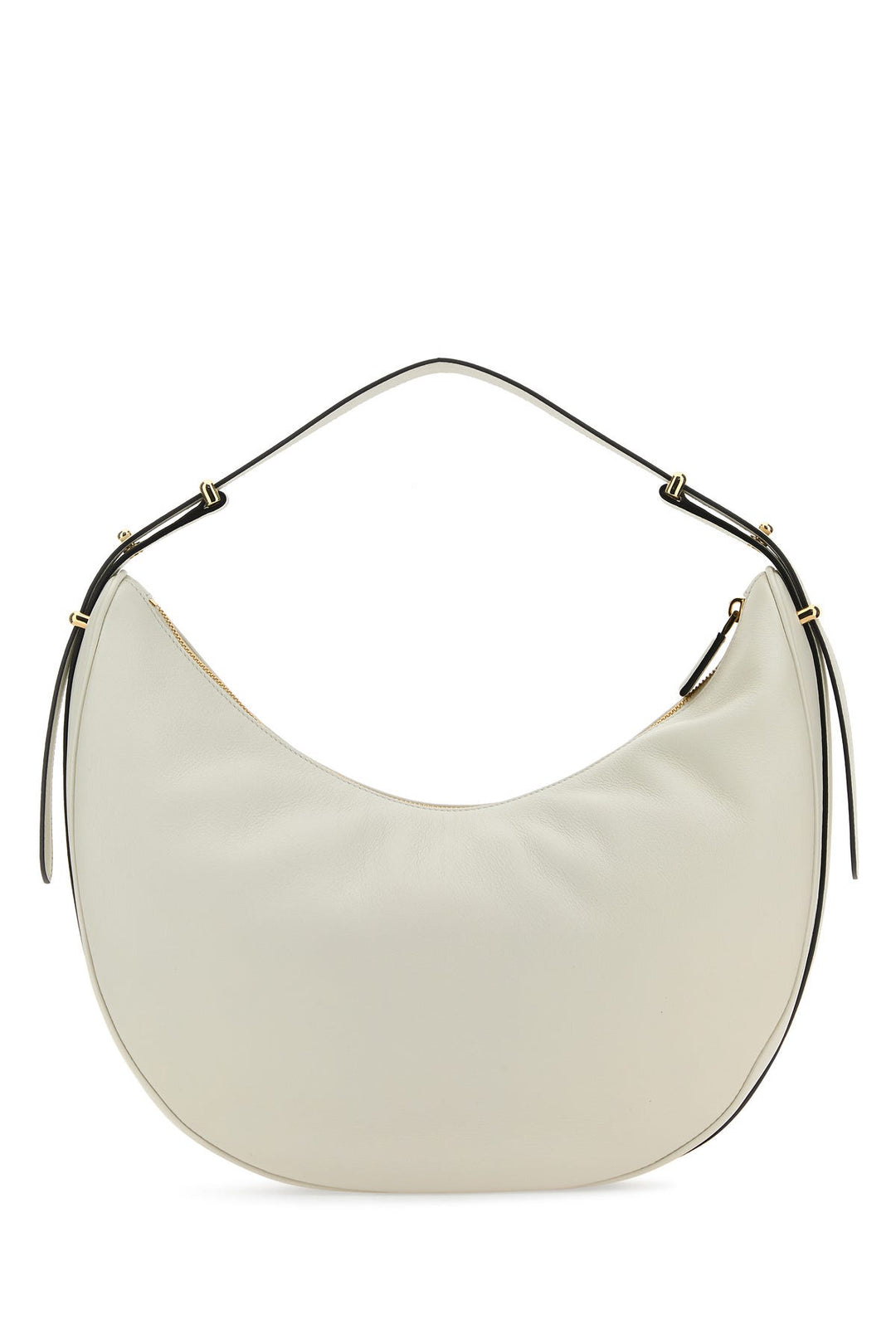 White leather big ArquÃ¨ handbag