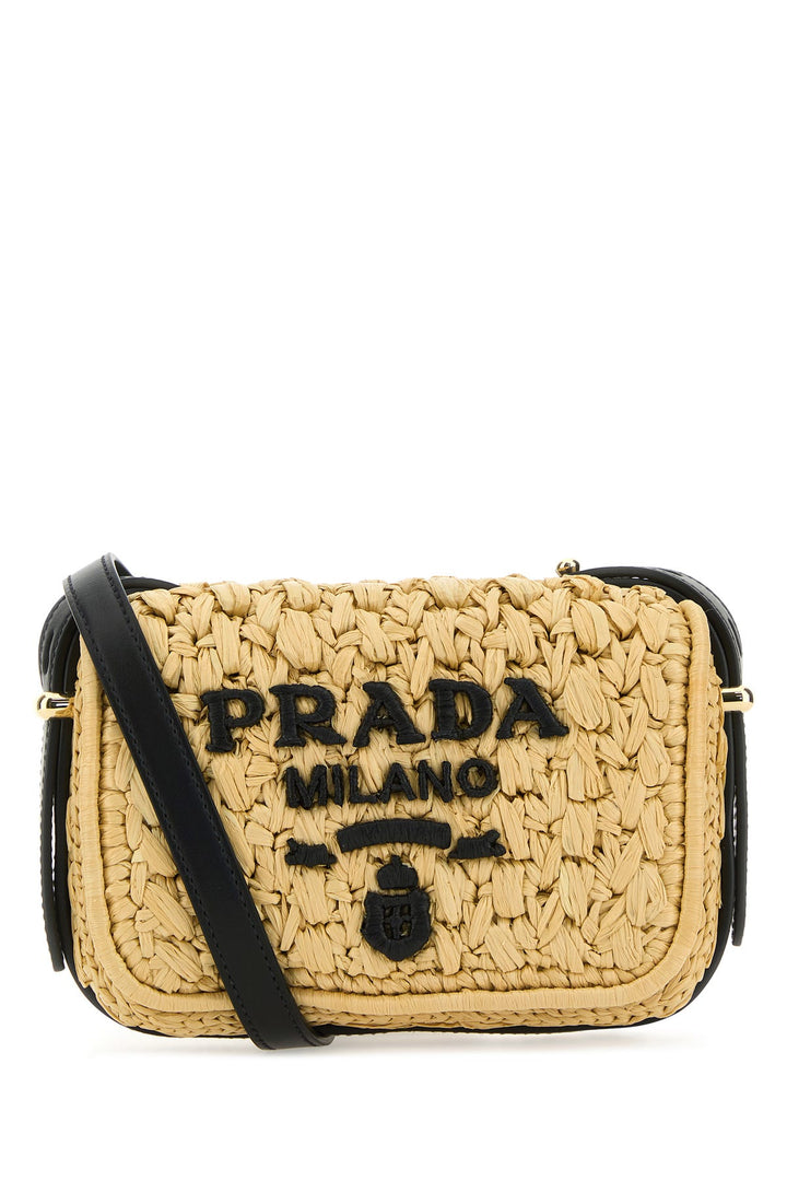 Raffia crossbody bag