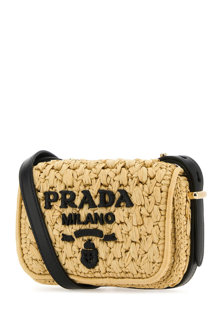 Raffia crossbody bag