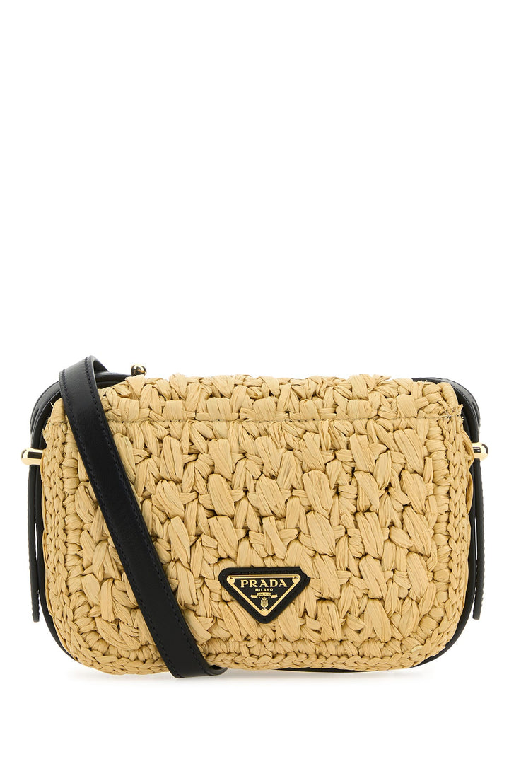 Raffia crossbody bag