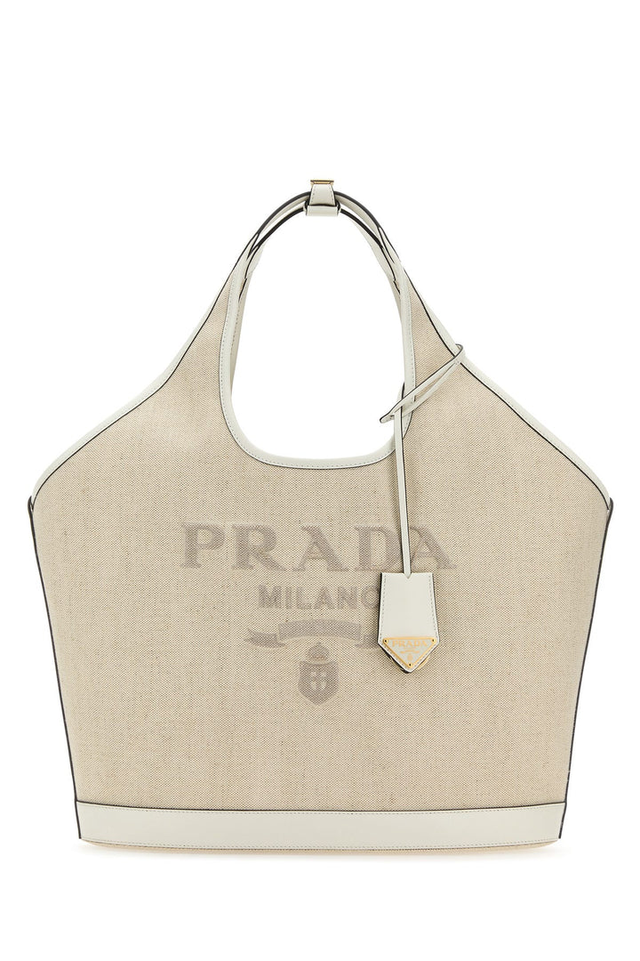 Sand canvas shopping bag