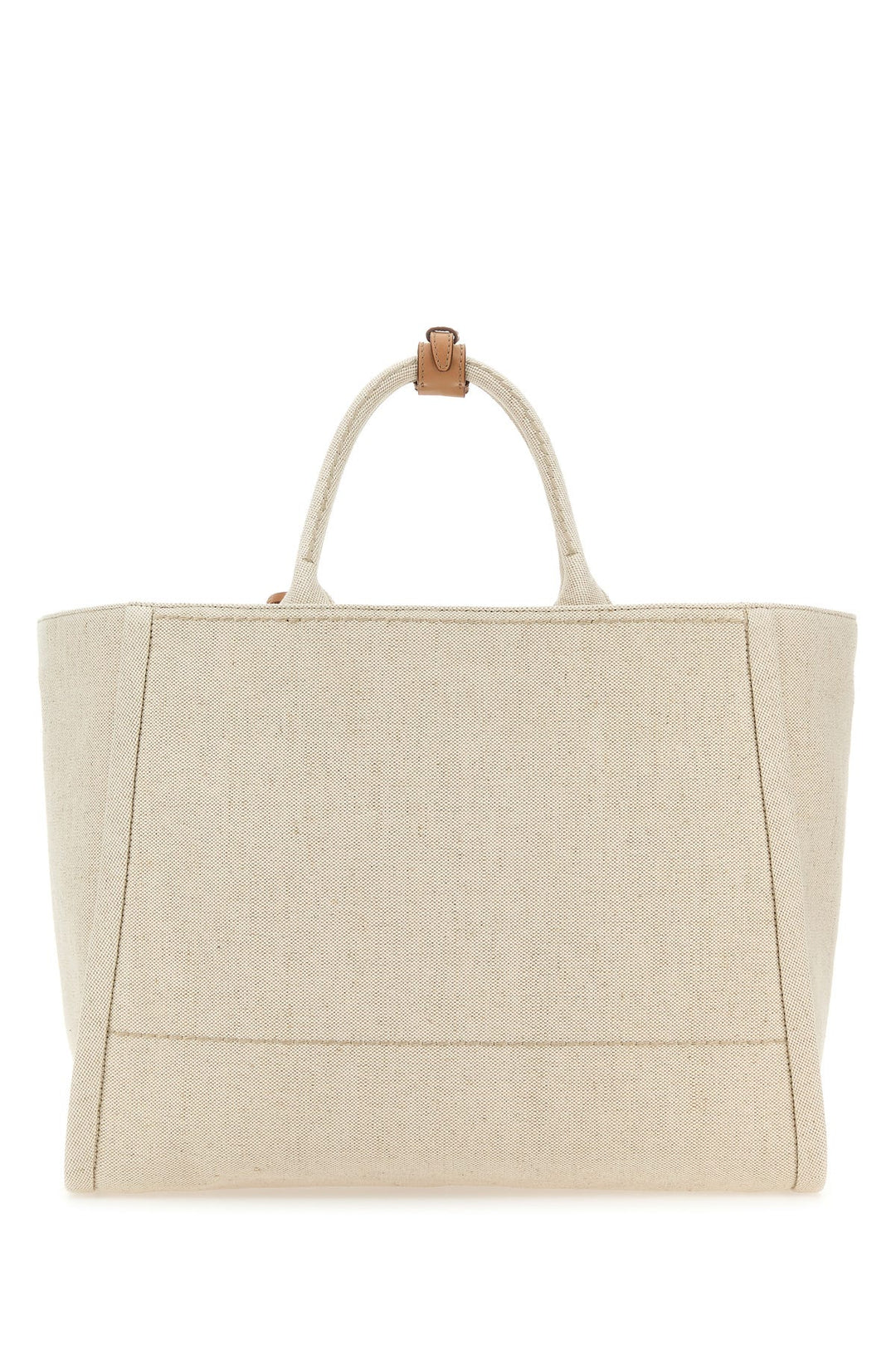 Sand canvas shopping bag