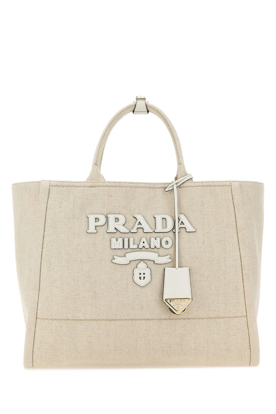 Sand canvas shopping bag