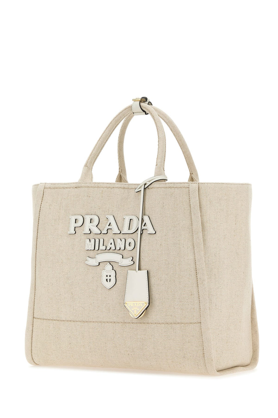 Sand canvas shopping bag