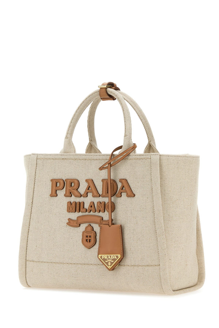 Sand canvas shopping bag