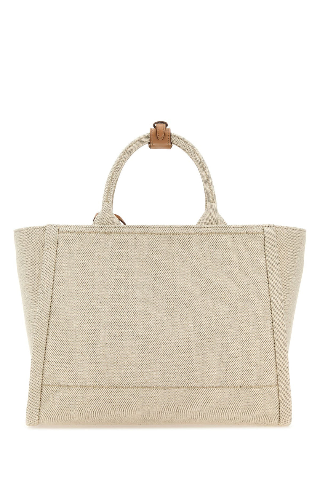 Sand canvas shopping bag