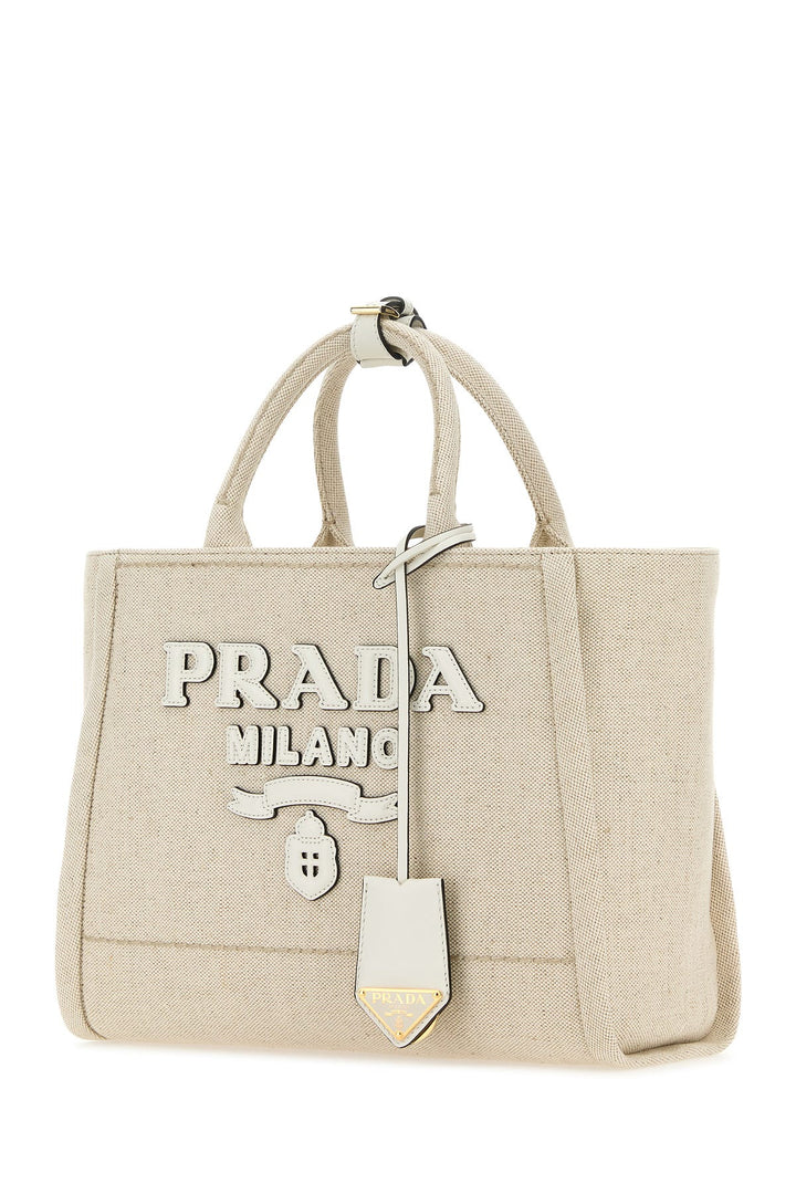 Sand canvas shopping bag