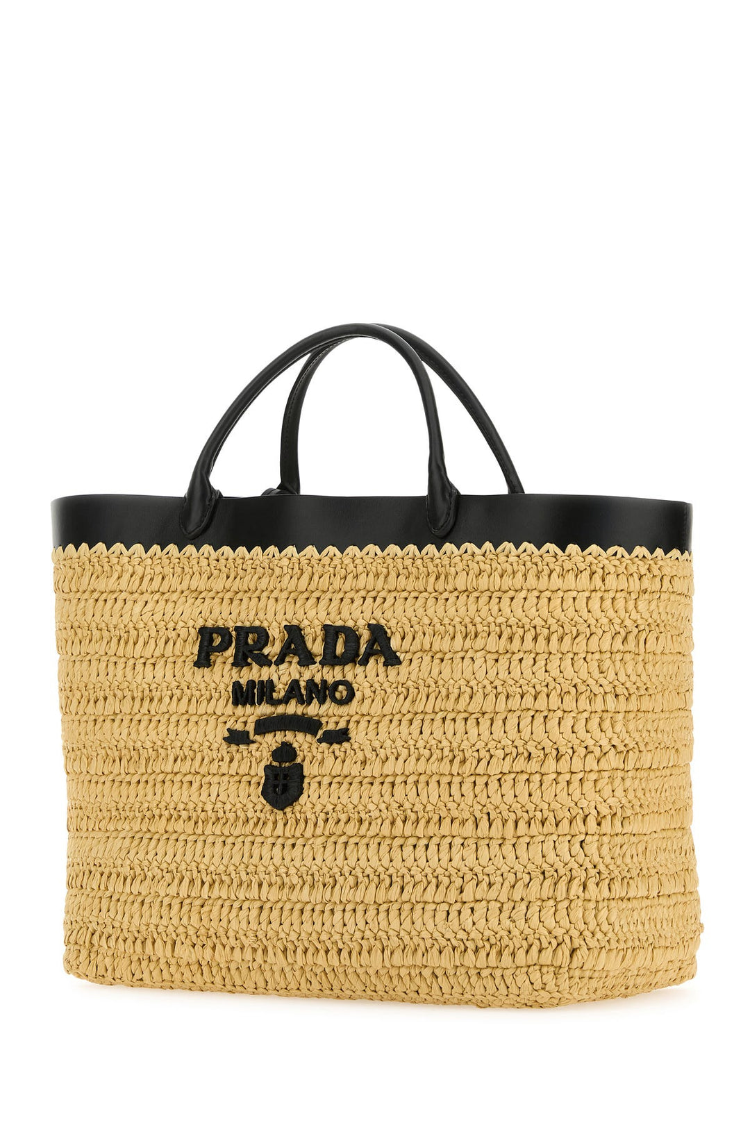 Raffia shopping bag