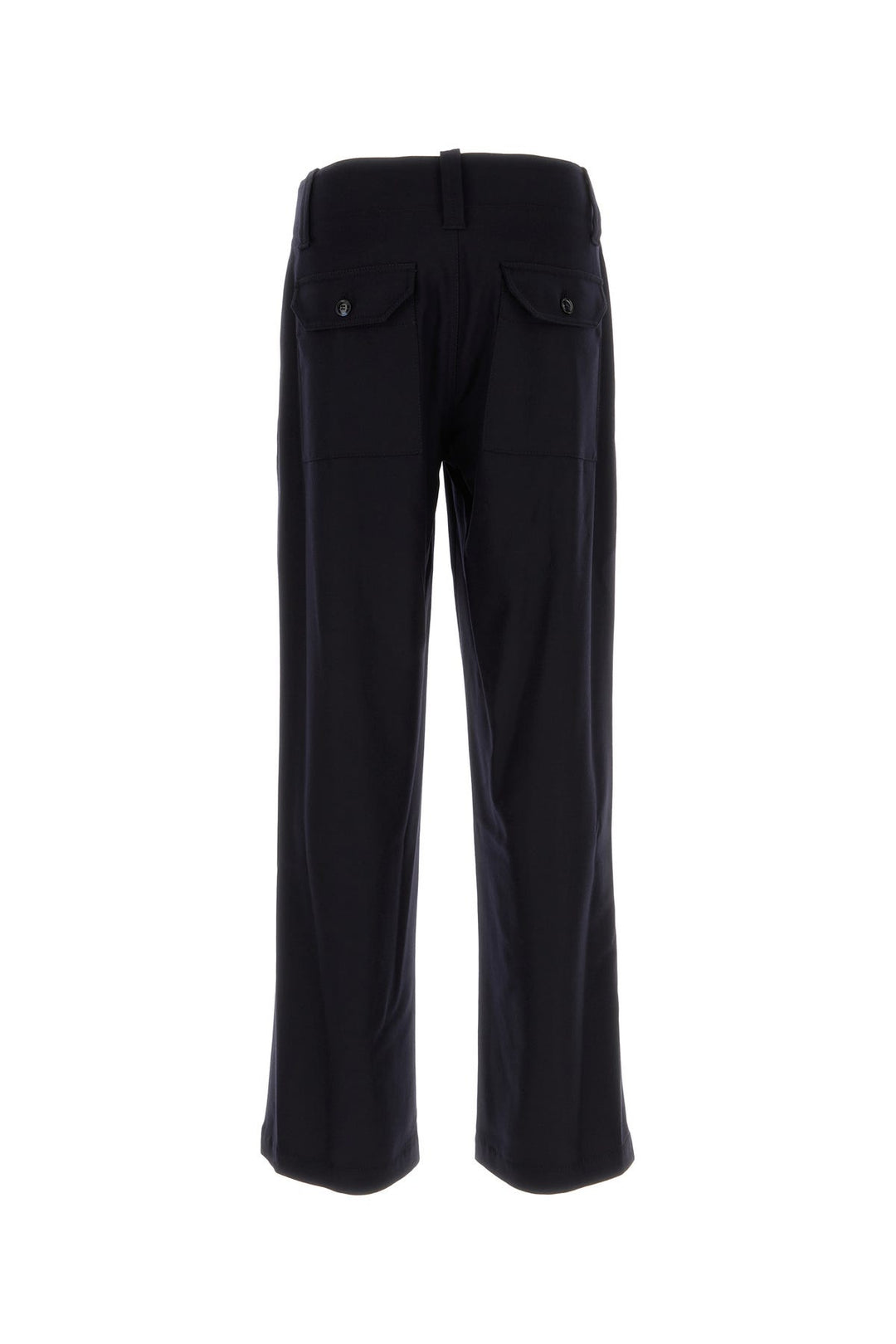 Midnight blue wool pant