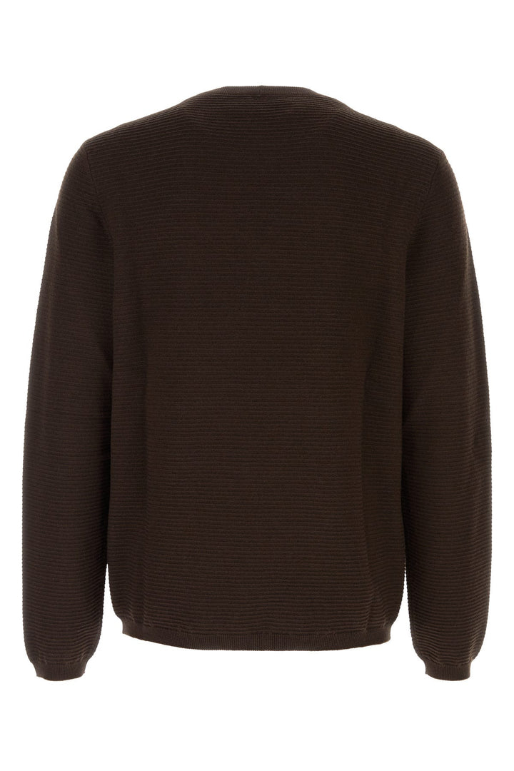 Chocolate wool blend sweater