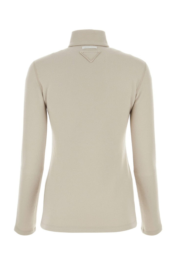 Sand cashmere blend sweater