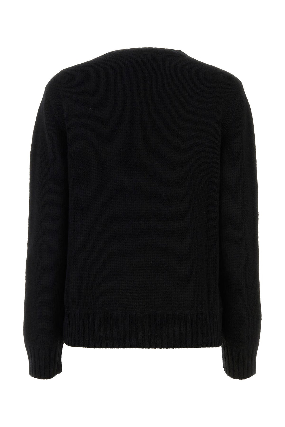 Black wool blend sweater