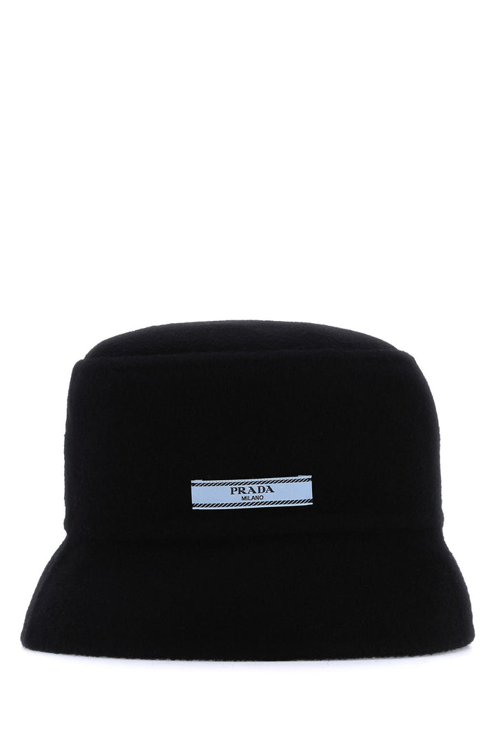 Midnight blue cashmere bucket hat