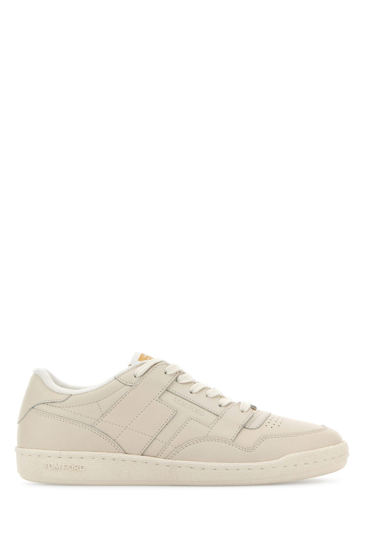 Ivory leather Jake sneakers