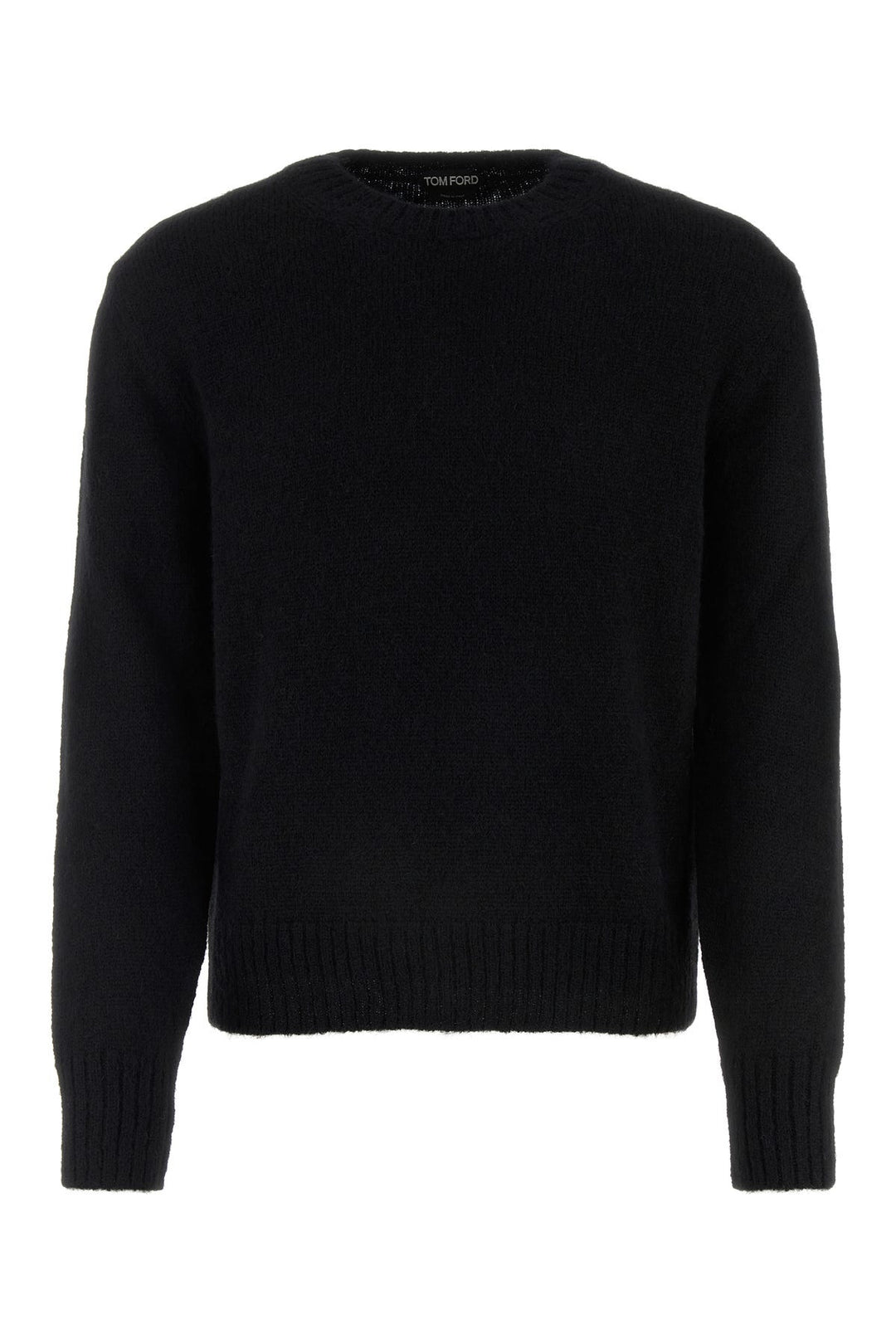 Black alpaca blend sweater