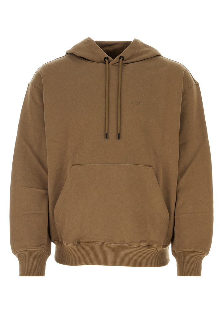 Brown cotton sweatshirt