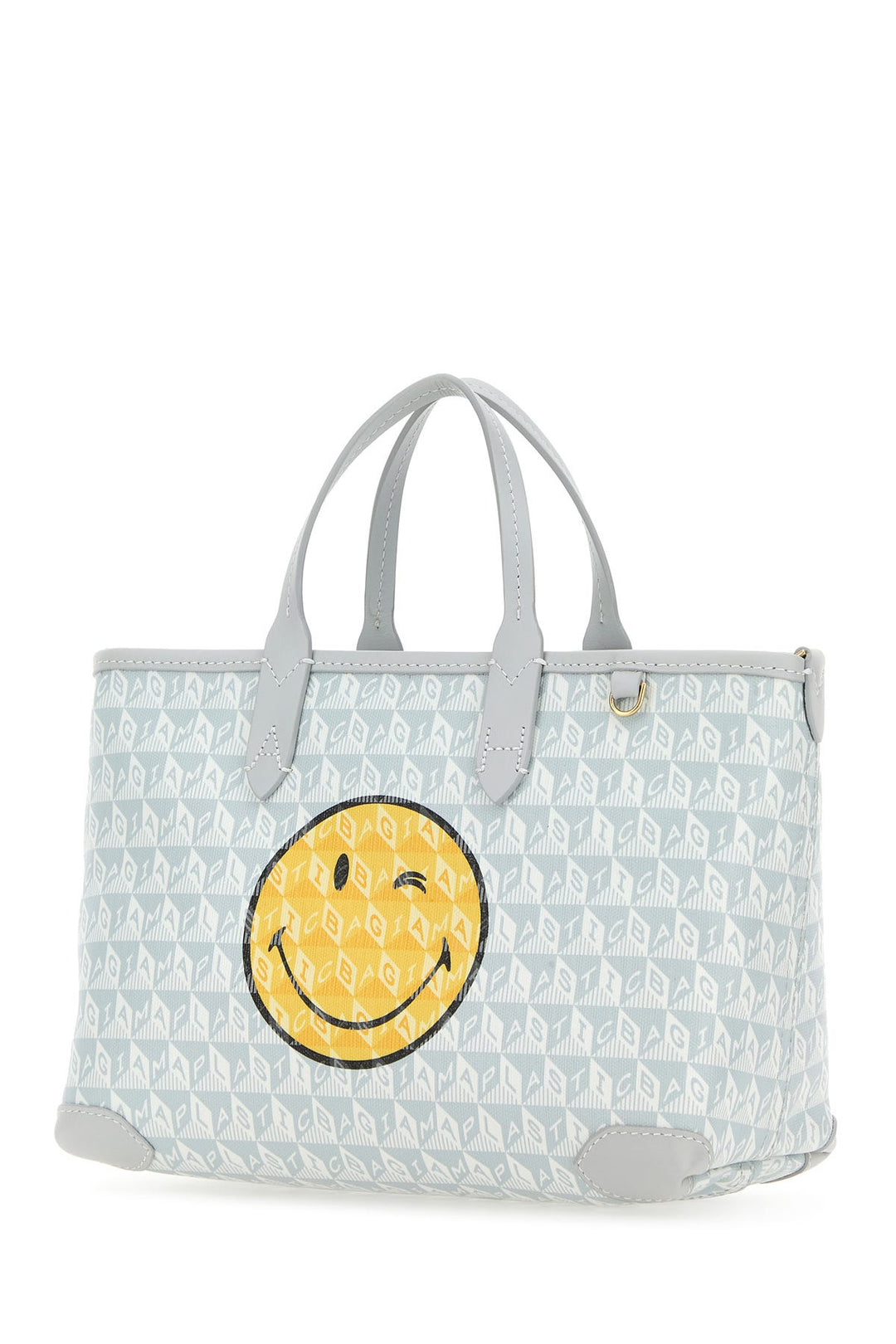 Printed canvas XS I Am A Plastic Bag handbag