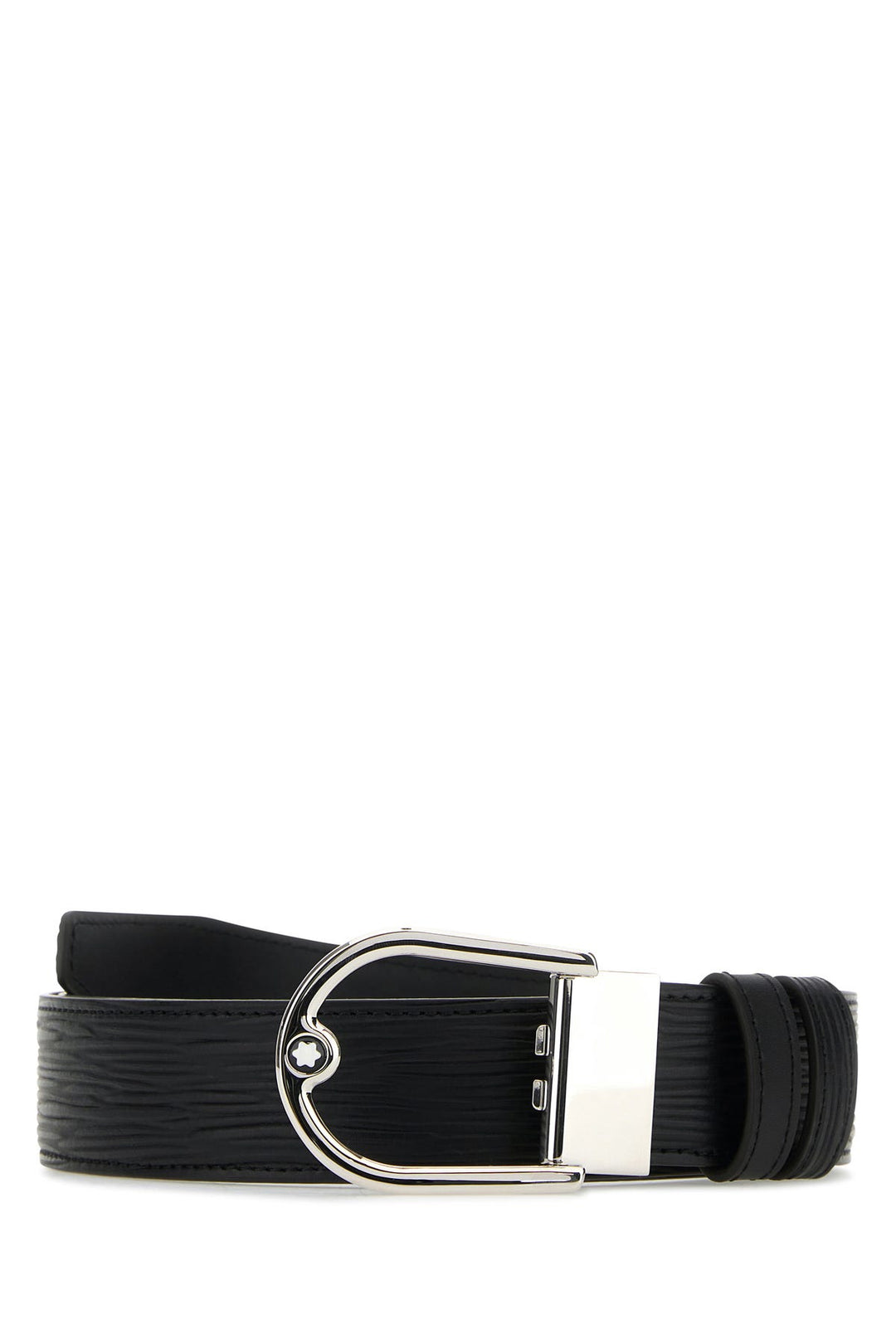 Black leather belt