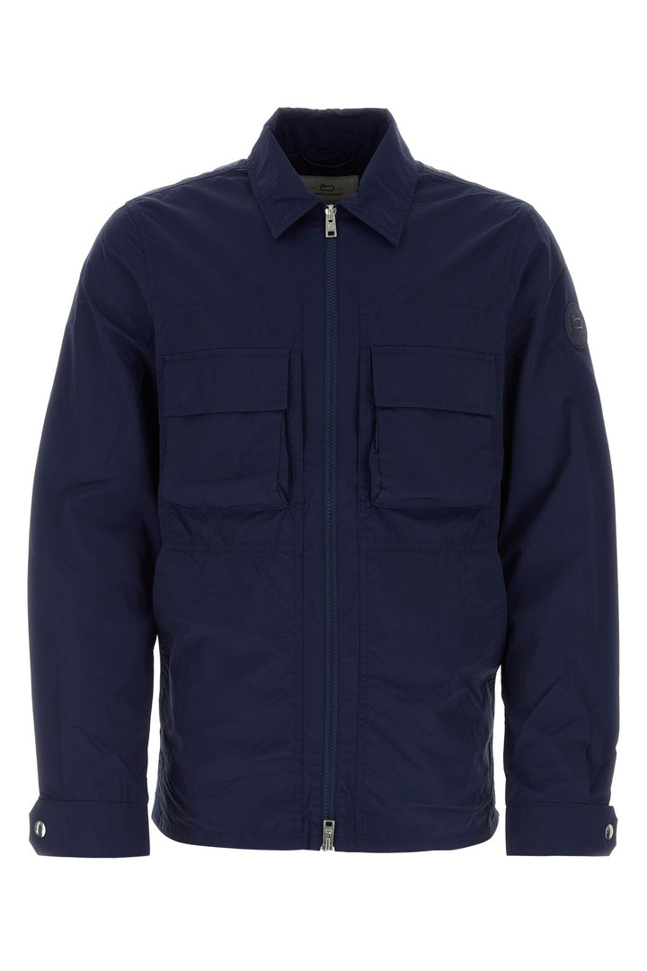 Blue nylon jacket