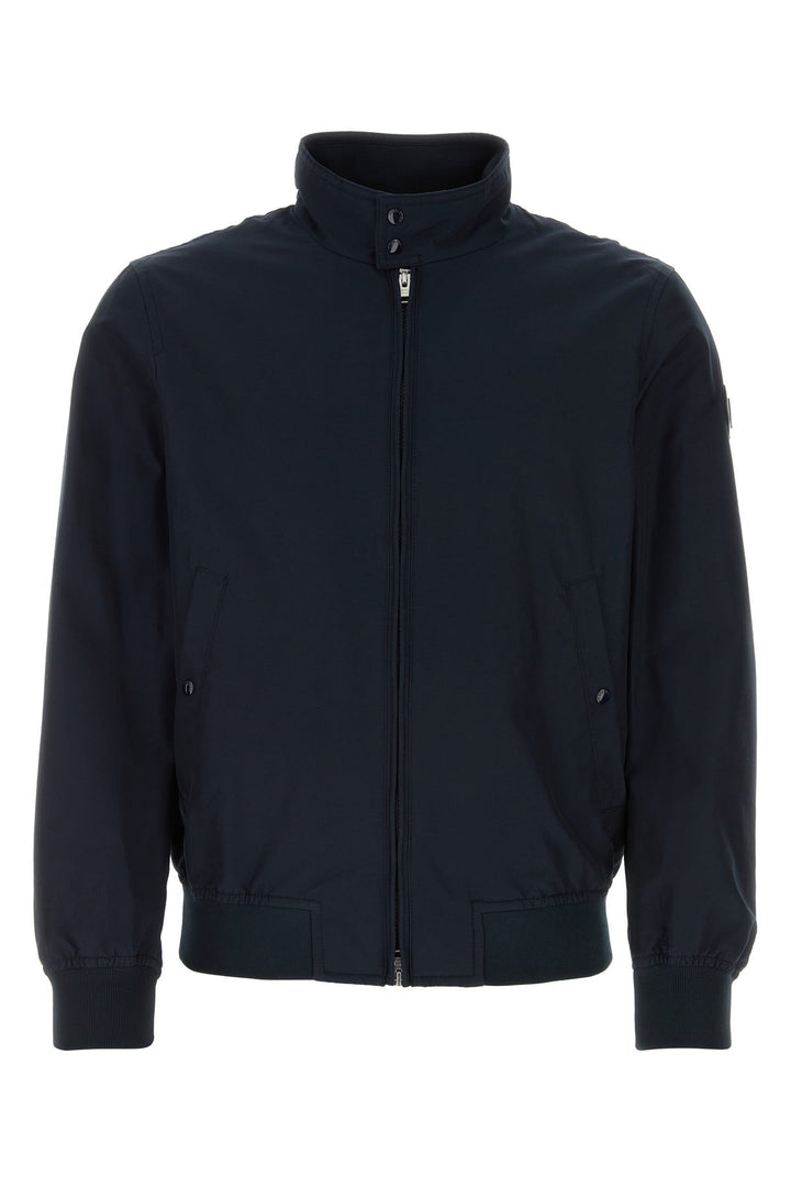 Dark blue cotton blend Cruiser jacket