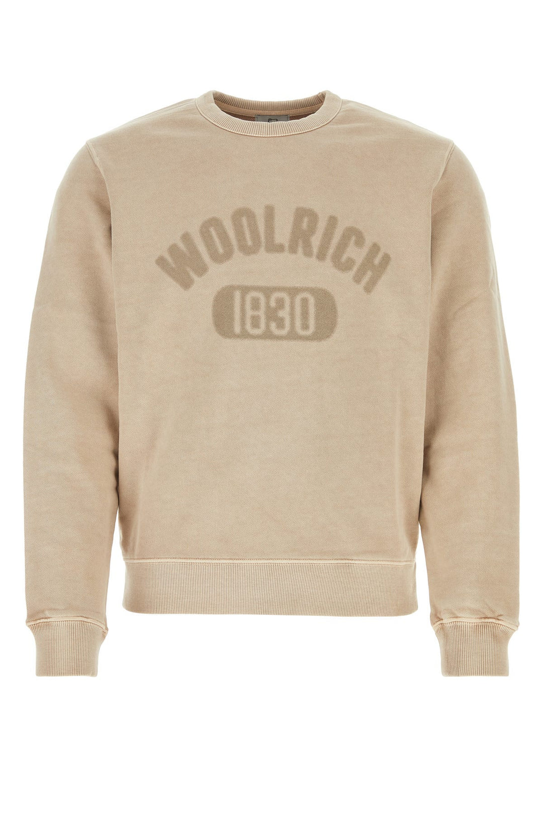 Beige cotton sweatshirt