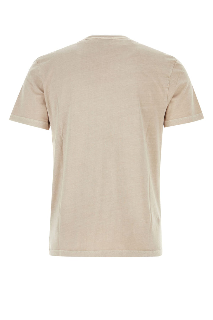 Melange cappuccino cotton t-shirt