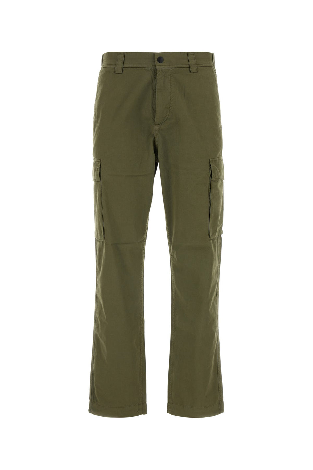 Army green cotton pant