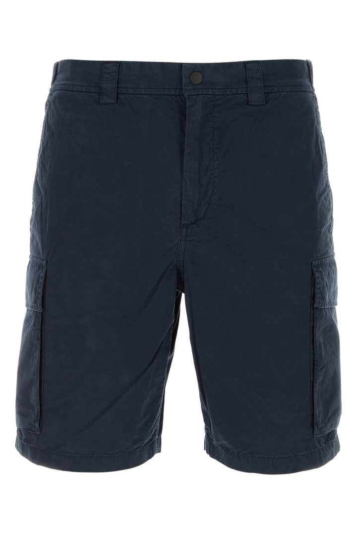 Blue cotton bermuda shorts