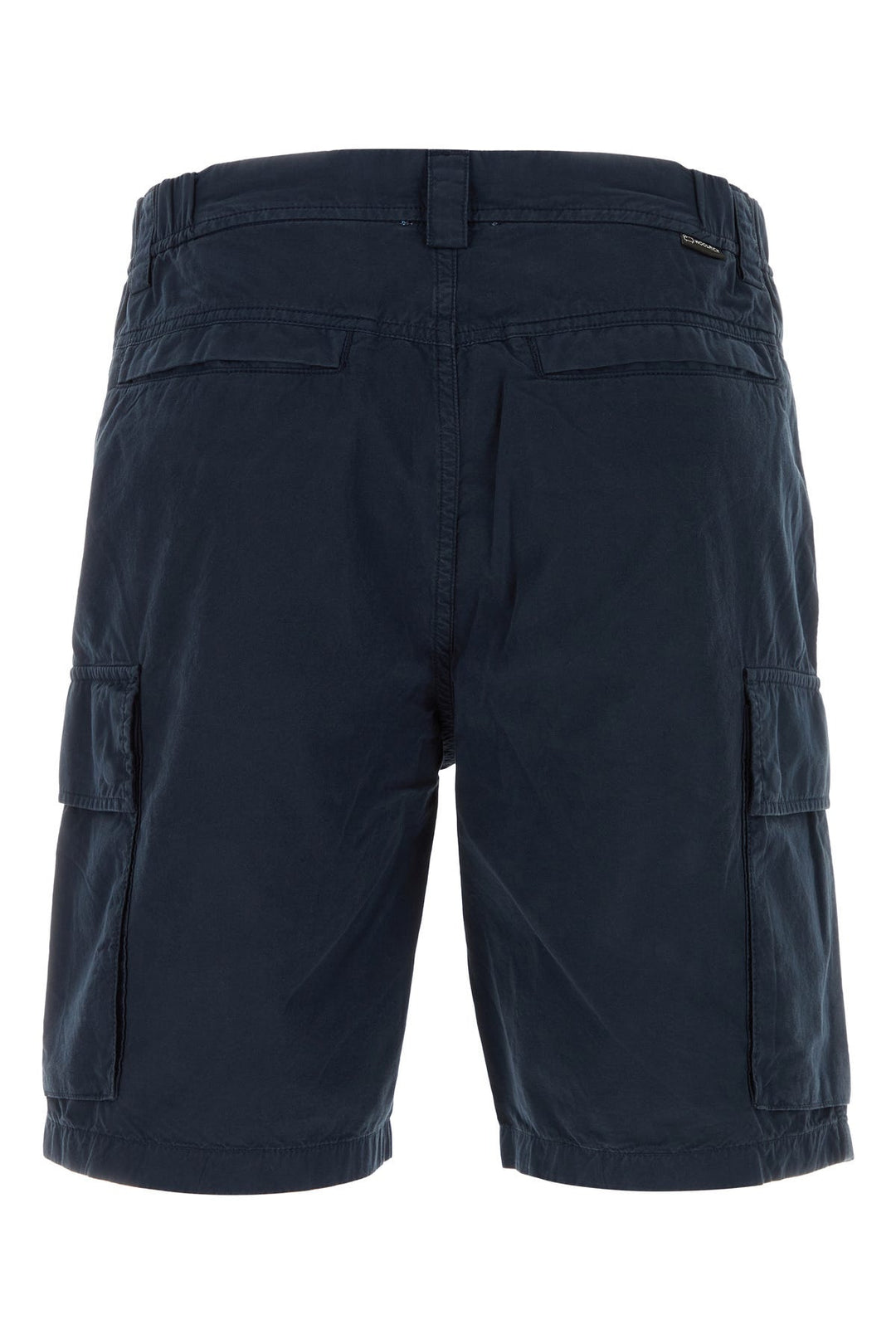 Blue cotton bermuda shorts