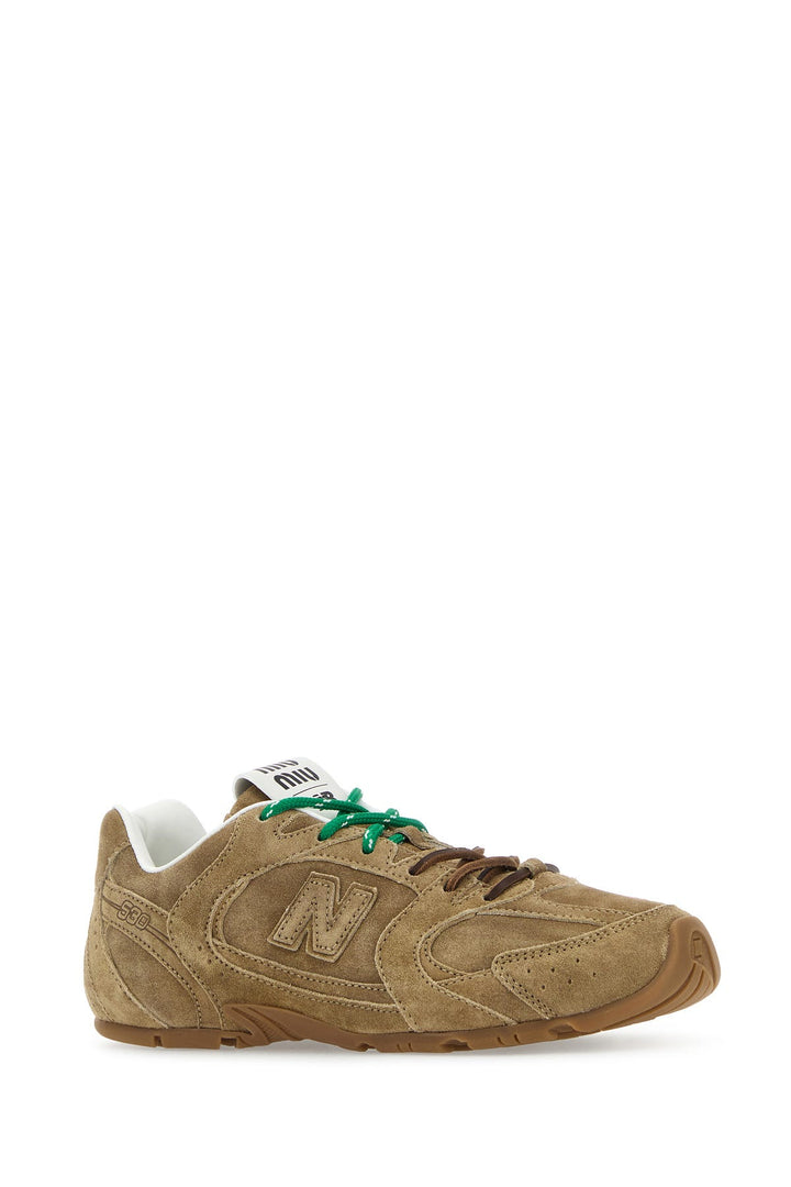 Beige suede 530 SL New Balance X Miu Miu sneakers