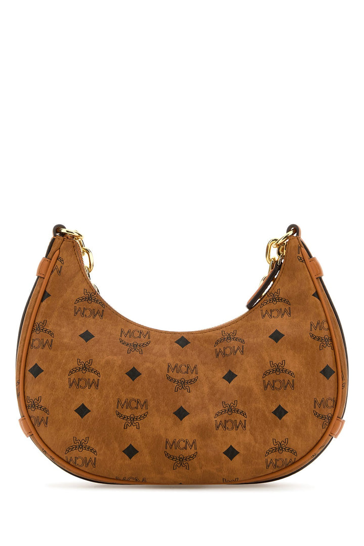 Printed canvas Aren Crescent shoulder bag