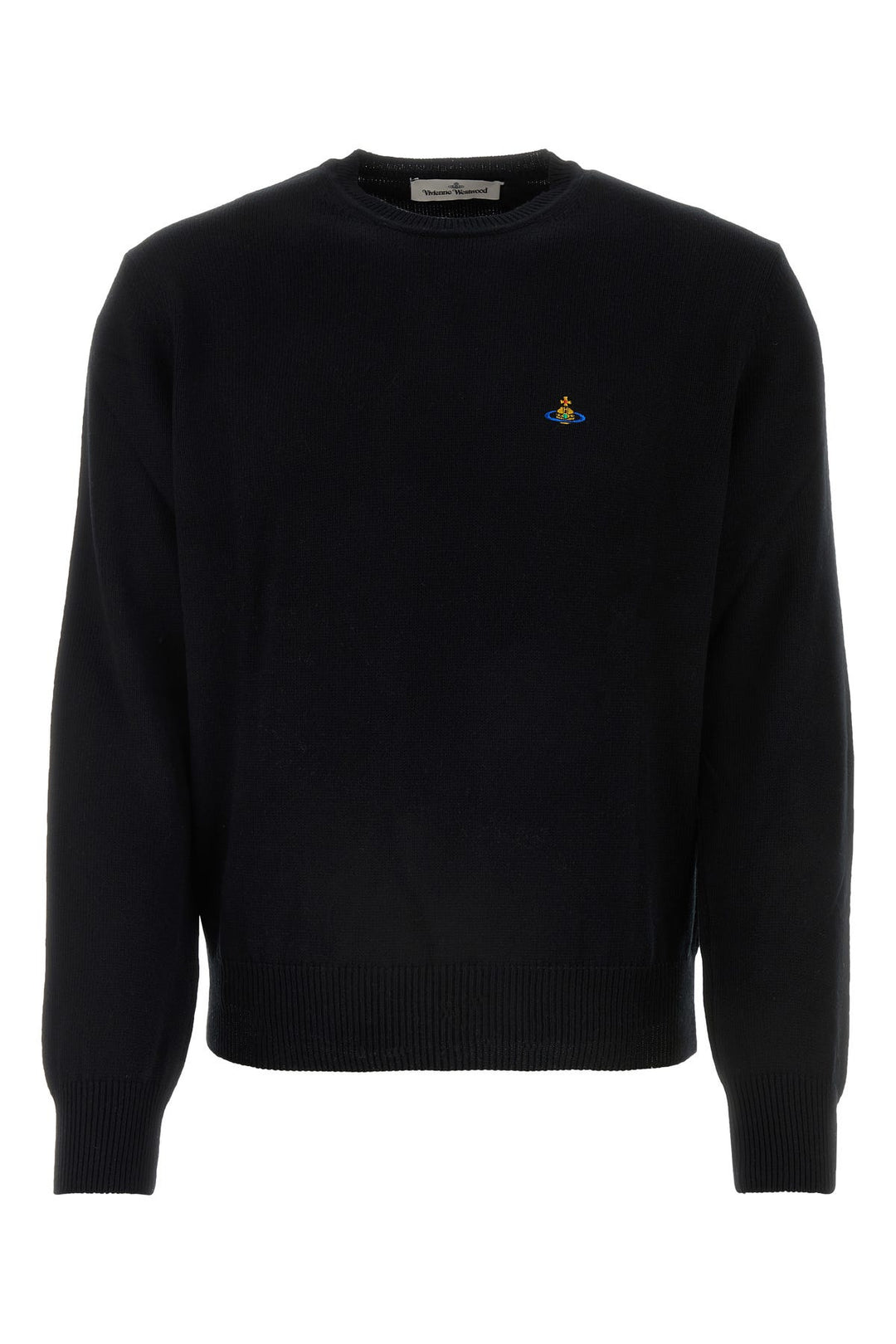 Black cotton blend Alex sweater