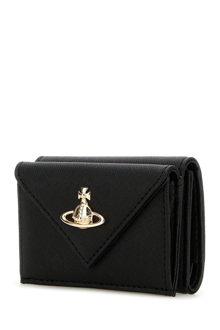 Black leather wallet