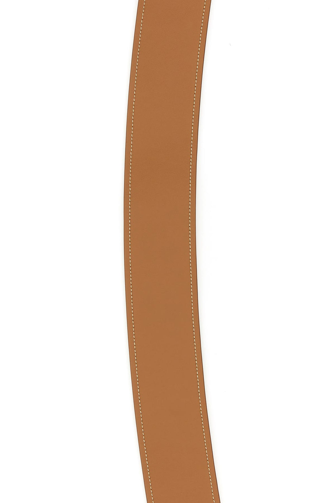 Caramel leather belt