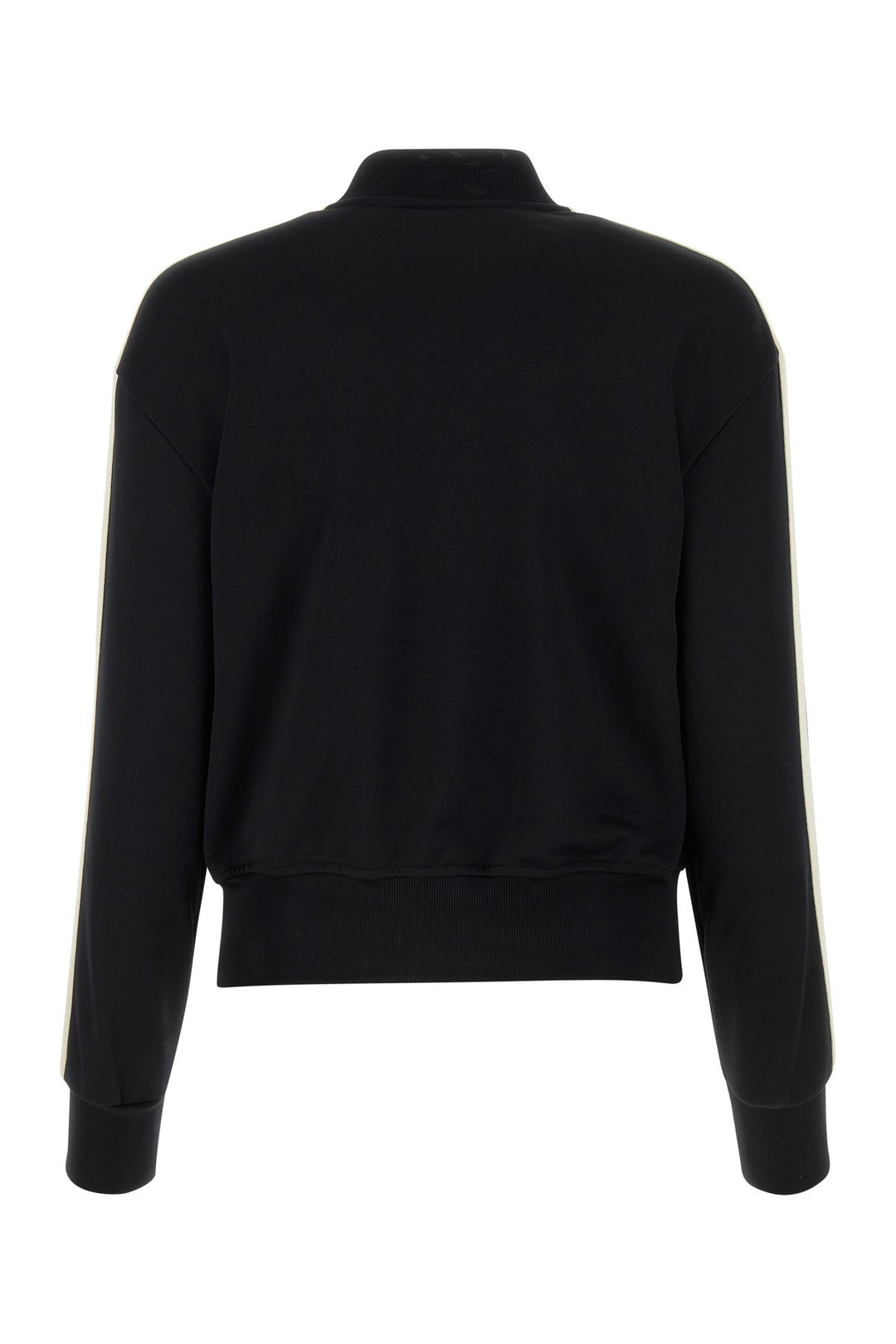 Black polyester sweatshirt