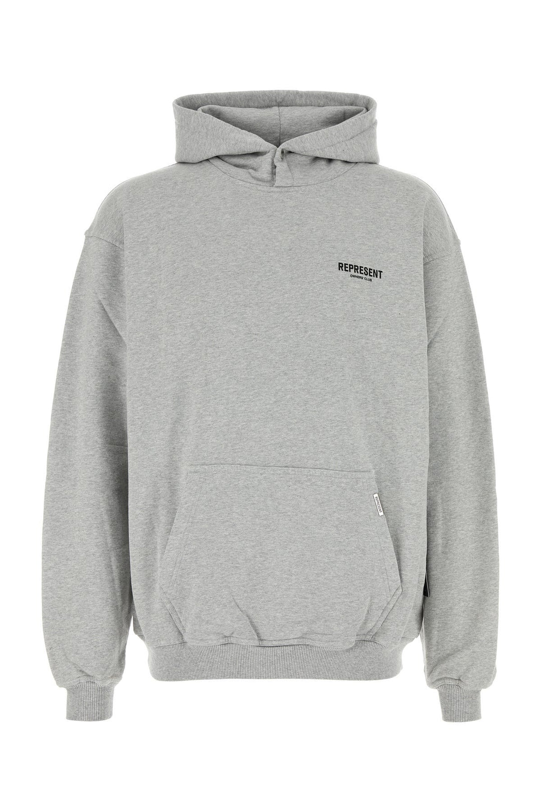 Melange grey cotton sweatshirt