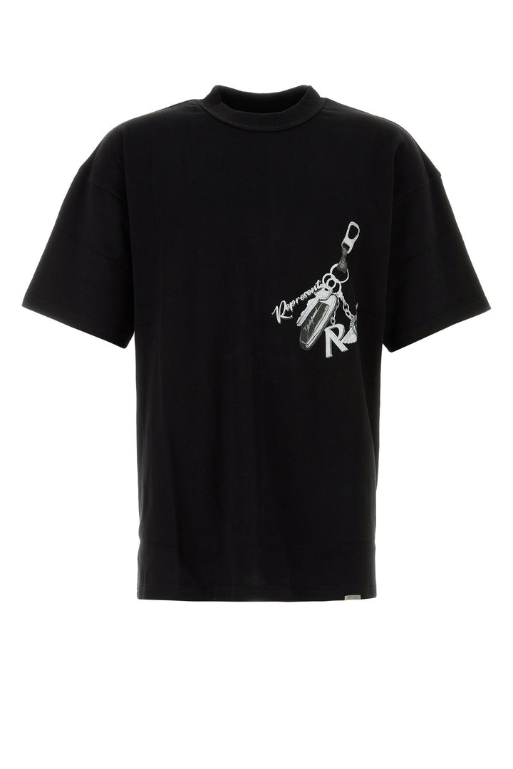 Black cotton t-shirt