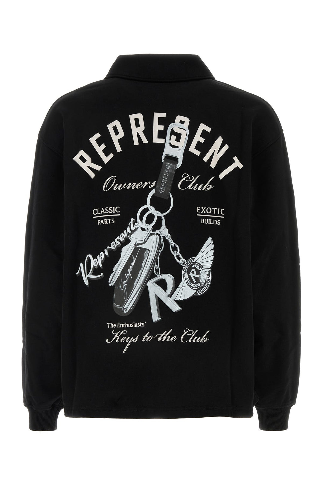 Black cotton sweatshirt