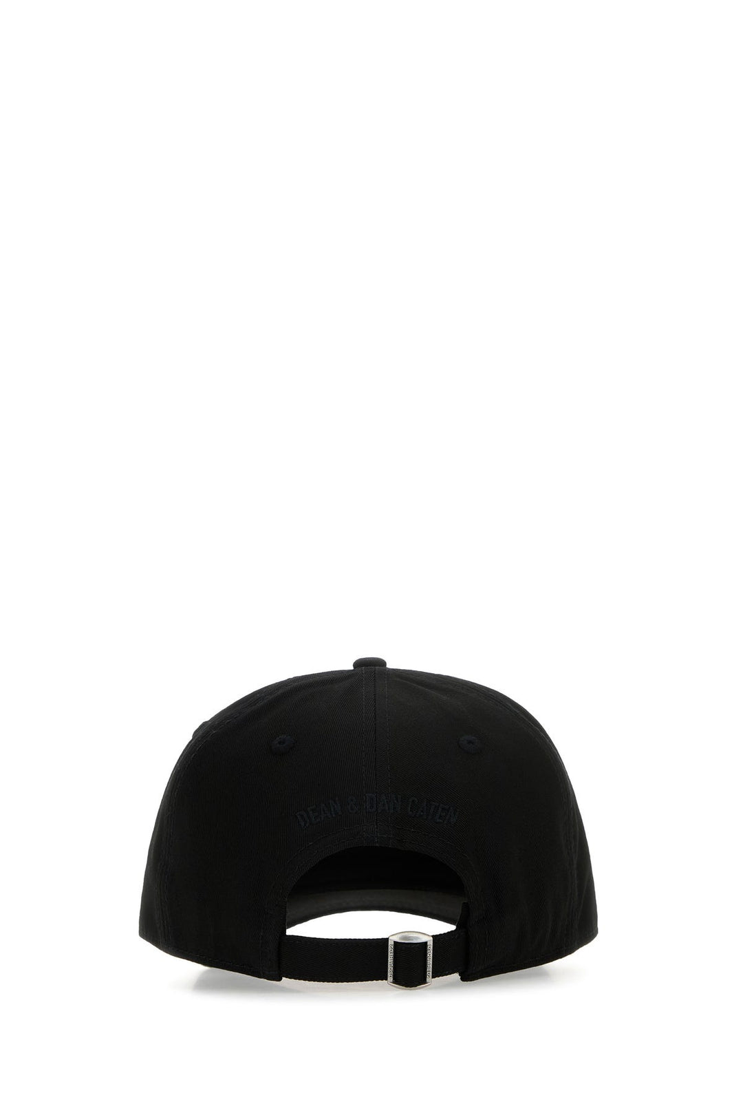 Black cotton baseball cap