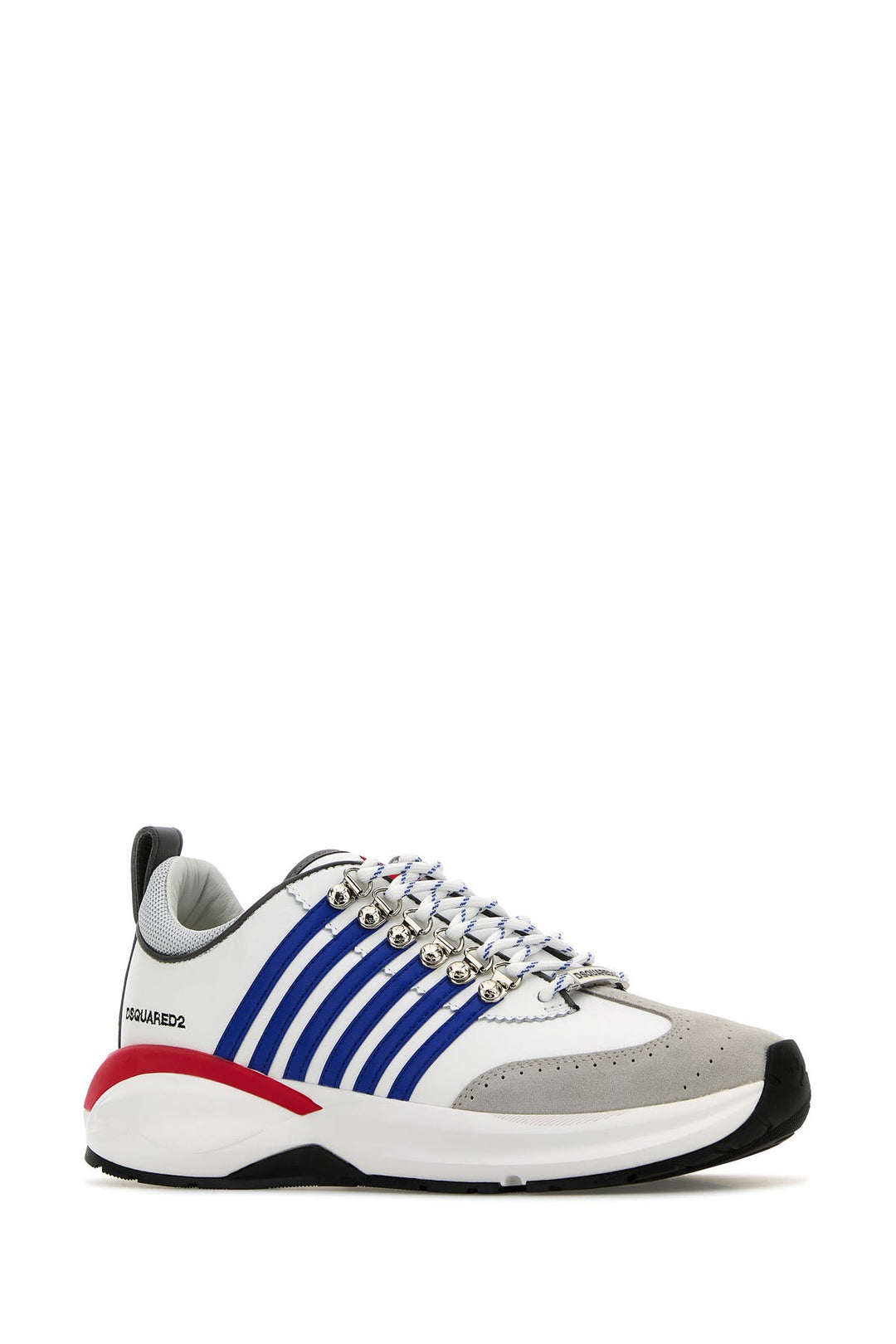 Multicolor leather and suede Dash sneakers