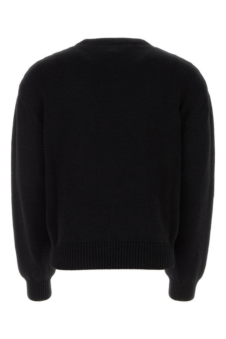 Black wool blend sweater