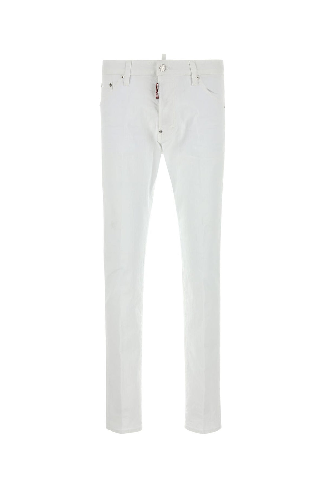 White stretch denim Cool Guy jeans