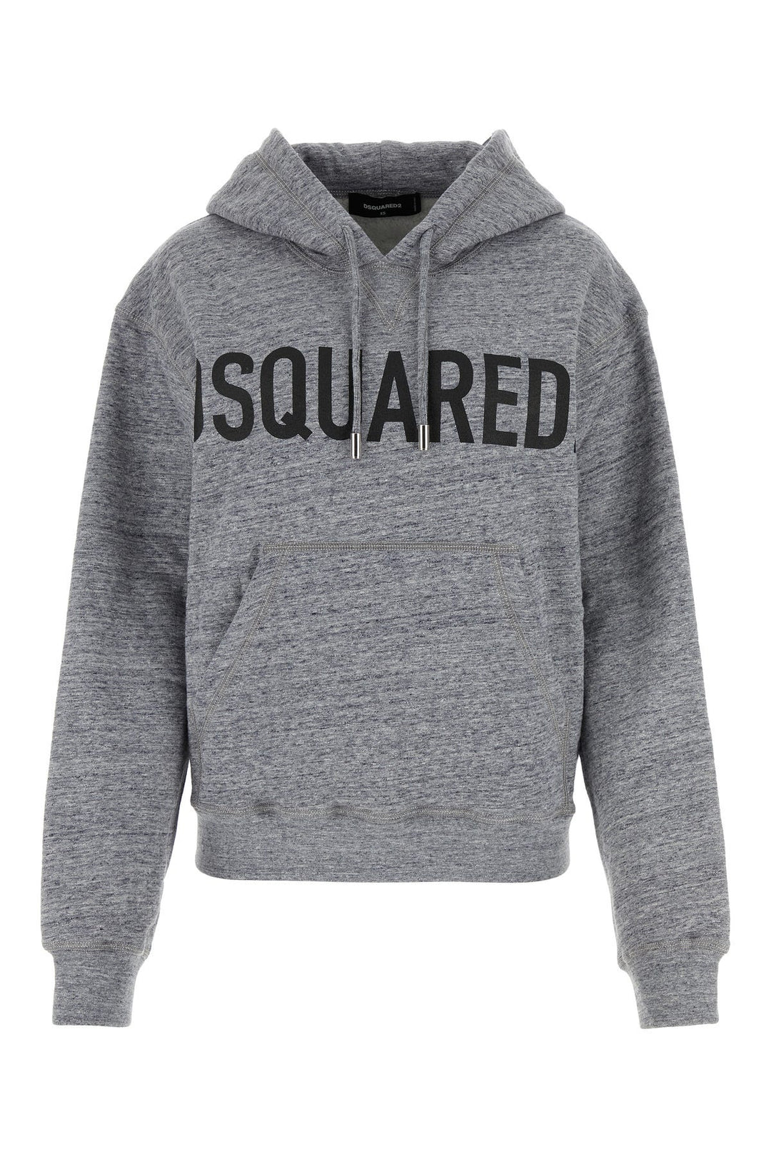 Melange grey cotton sweatshirt