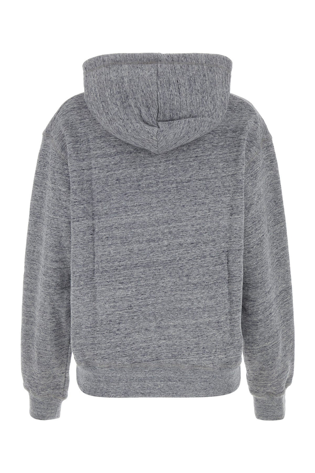 Melange grey cotton sweatshirt