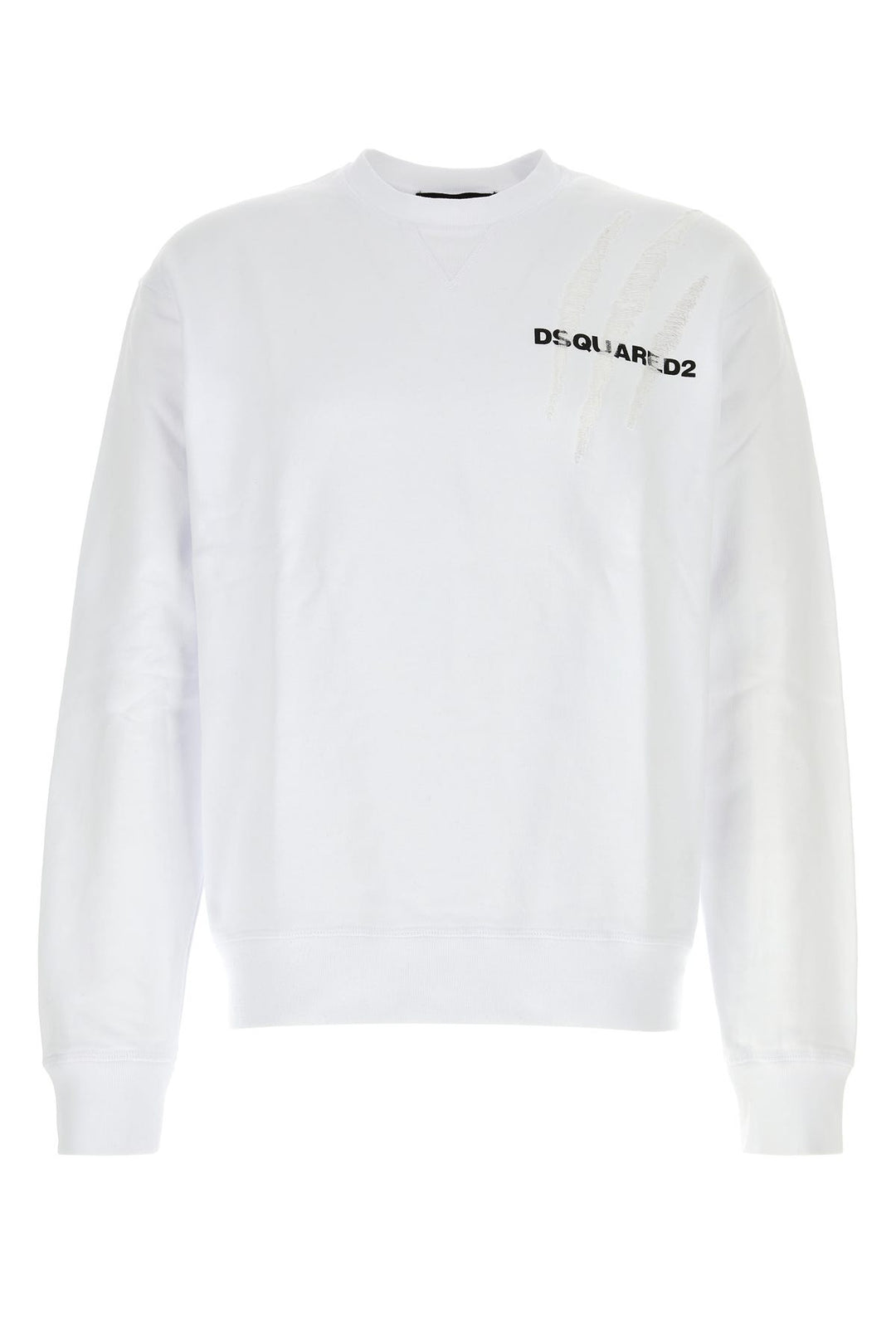 White cotton sweatshirt