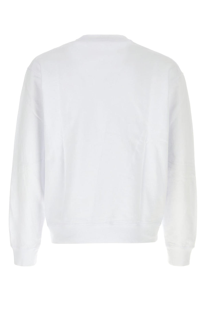 White cotton sweatshirt