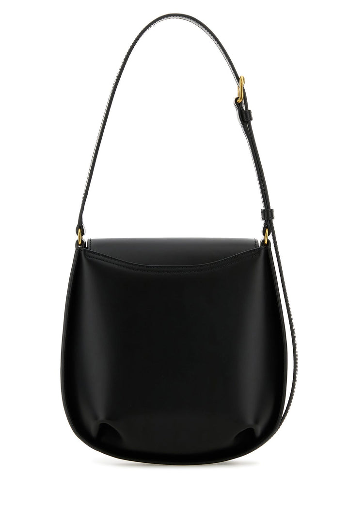 Black leather small Dash shoulder bag